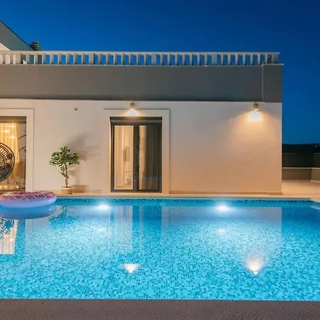 Luxury Mia With Sea View, Heated Pool And Jacuzzi Vila Sevid